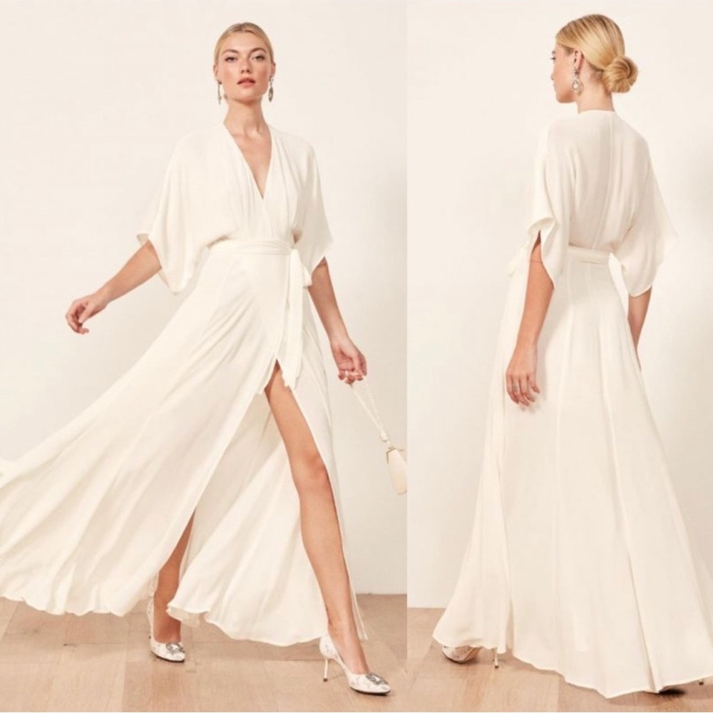 Reformation Winslow Dress in Ivory NWT